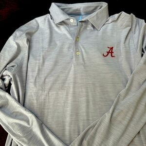 Johnnie O featherweight Alabama dress pullover long sleeve shirt.